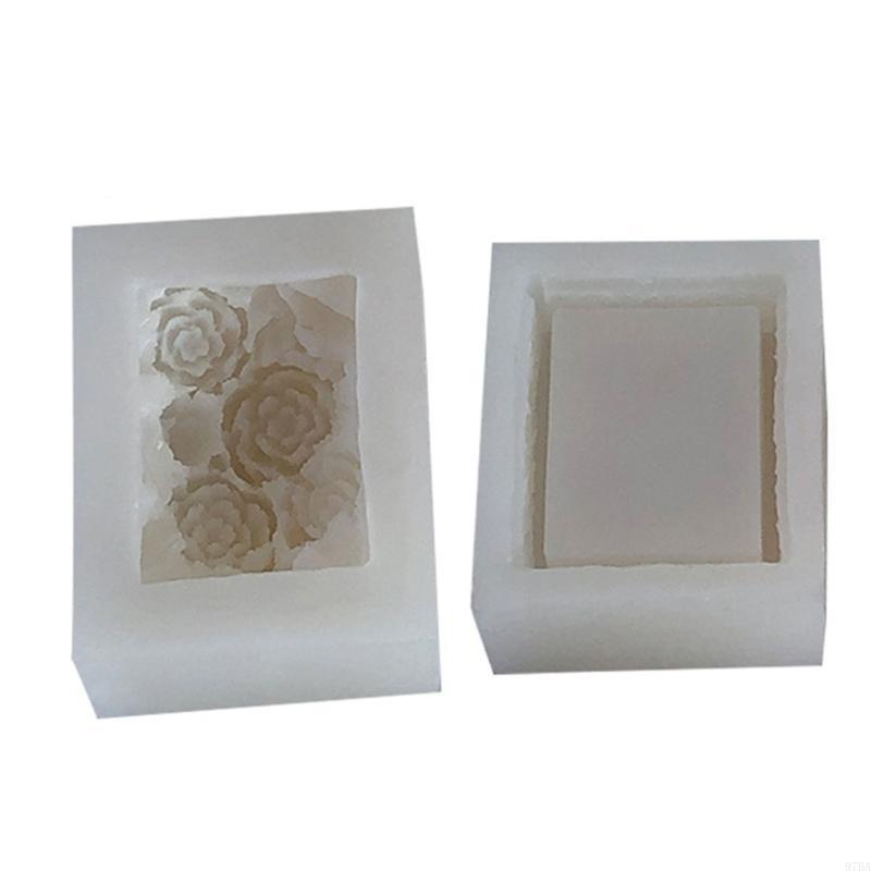 Casting Mold Jewelry Silicone Rubber - 97BA Peony Storage Box Epoxy Resin