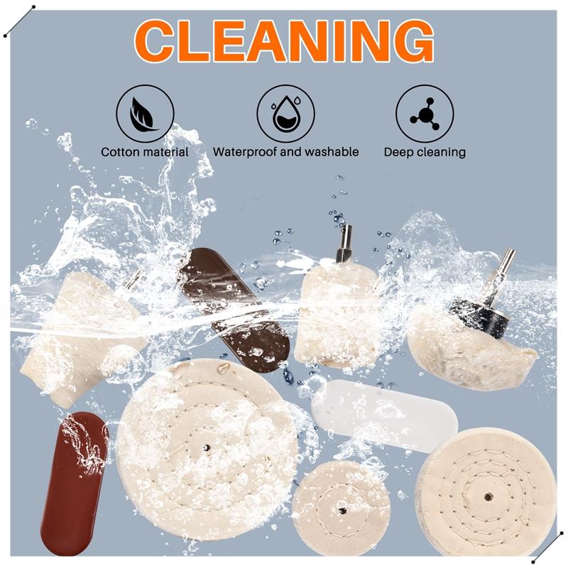 Jewelry Polishing Rouge Buffing Compound - 10 Pcs Buffing Pad Polishing Wheel
