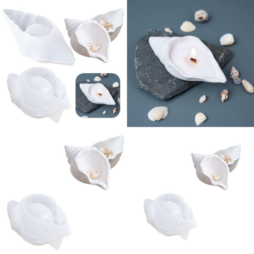 Casting Mold Jewelry Silicone Rubber - L43A Conch Jar Mould Jewelry Storage