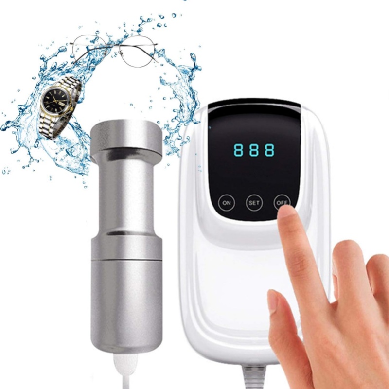 Ultrasonic Jewelry Cleaner Digital Timer - Ultrasonic Cleaner USB Cleaning Device with