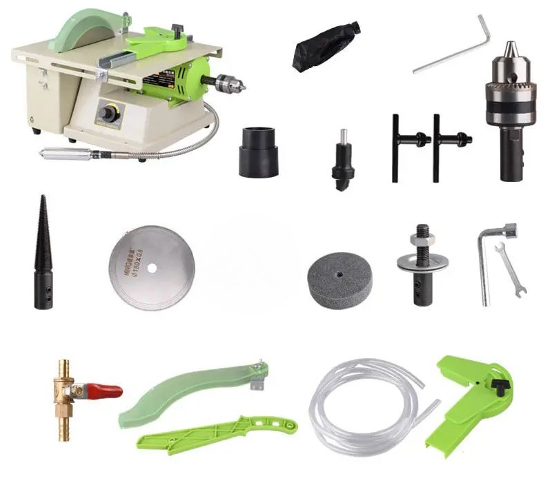 Bench Buffer Jewelry Polishing Machine - Rock Polishing Buffer Machine Jewelry Grinder