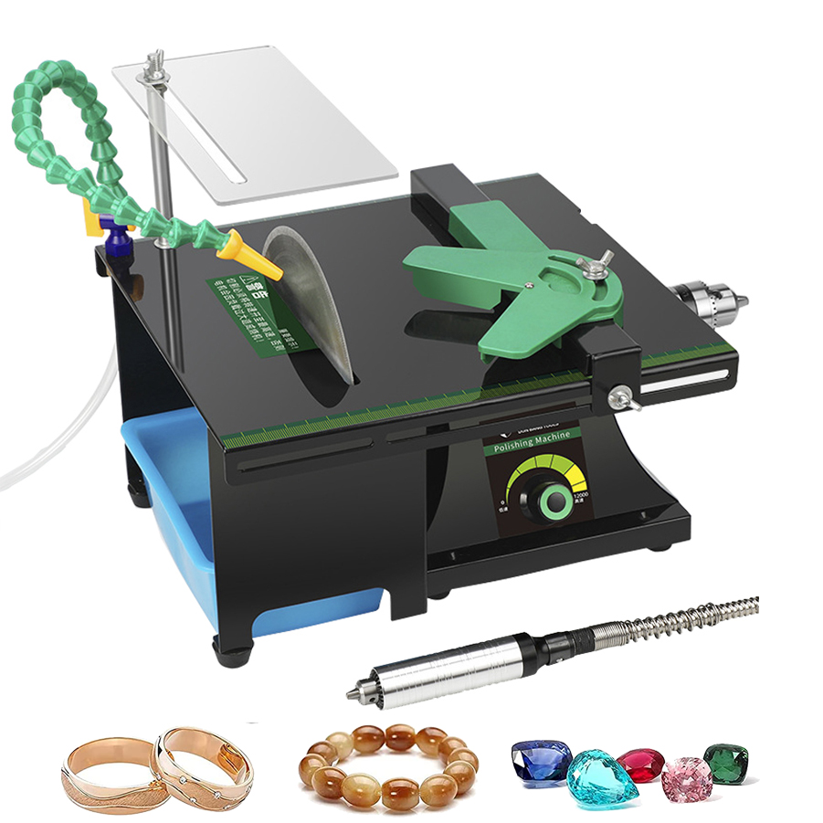 Bench Buffer Jewelry Polishing Machine - Upgraded Jewelry Polishing Buffer Machine Bench