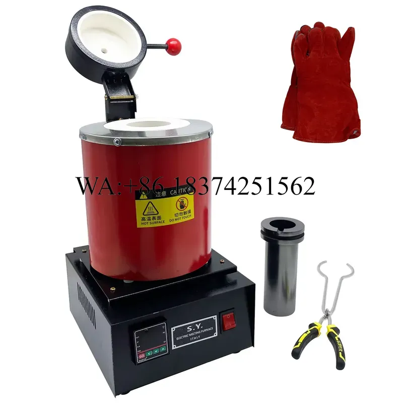 Gold Melting Furnace Crucible 2Kg - Wmwmnu 2KG 1400W Digital Melting Furnace