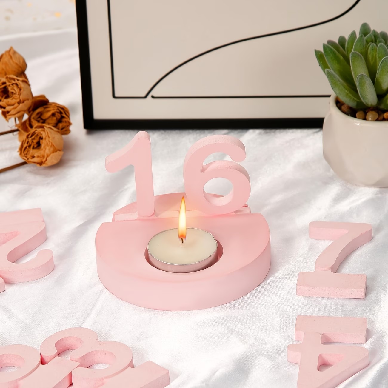 Casting Mold Jewelry Silicone Rubber - Birthday Candle Numerical Molds,Silicone Candle Holder