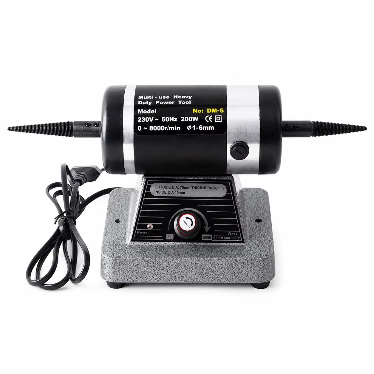 Bench Buffer Jewelry Polishing Machine - Electric Double Head Jewelry Polishing Machine