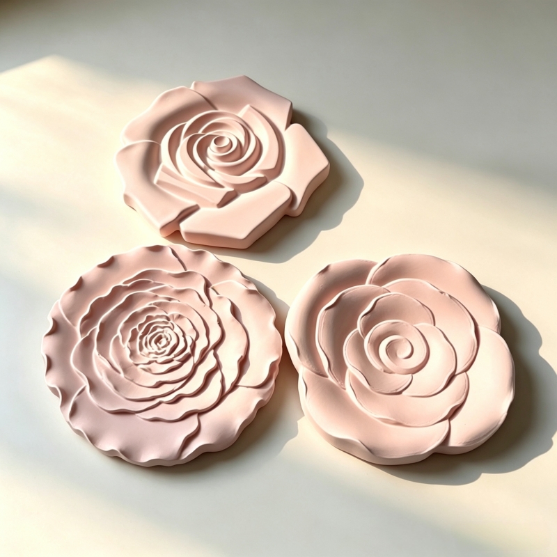Casting Mold Jewelry Silicone Rubber - Rose Flower Jewelry Storage Tray Silicone