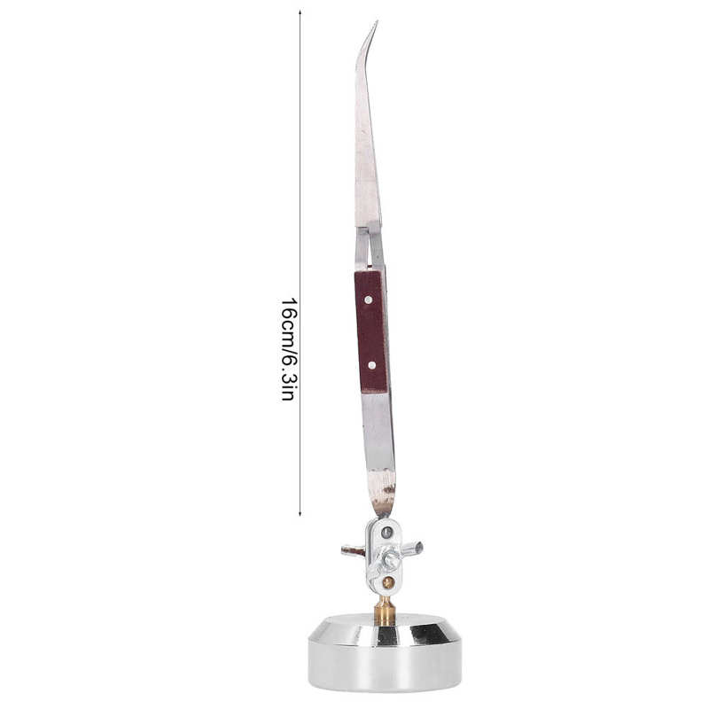 Metal Third Hand Base with Twe - Third Hand Soldering Tweezers Base review and price