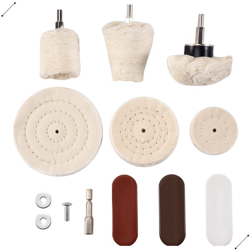 10 Pcs Buffing Pad Polishing W - Jewelry Polishing Rouge Buffing Compound review and price