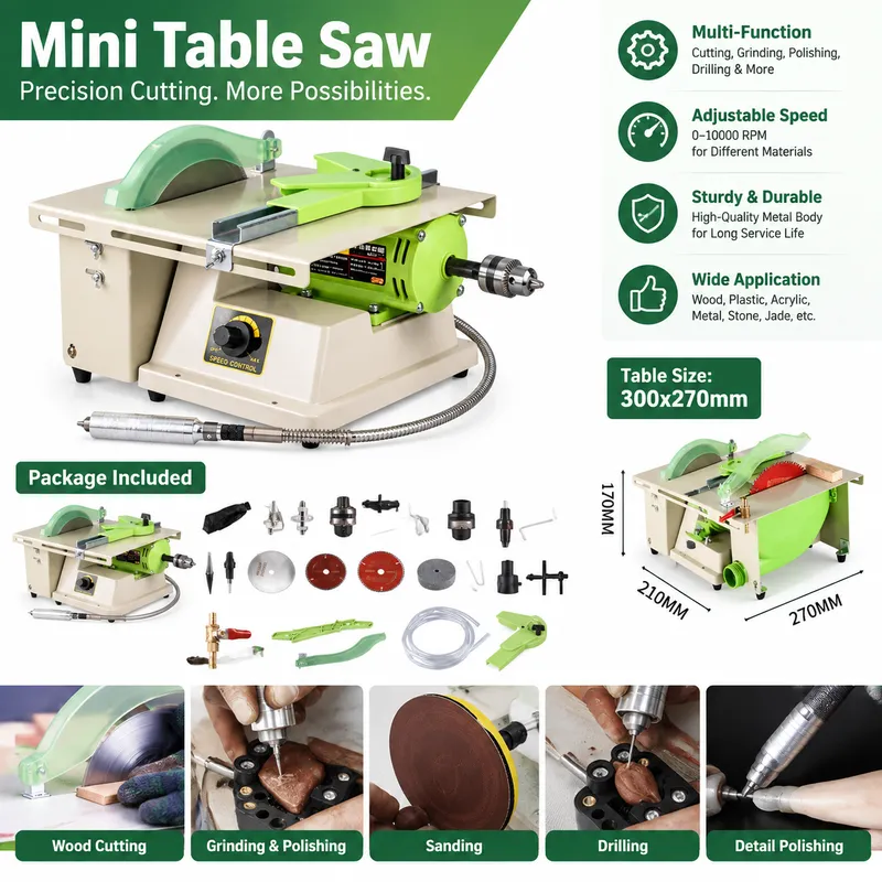 220V 1380W Multifunction Jewel - Bench Buffer Jewelry Polishing Machine review and price
