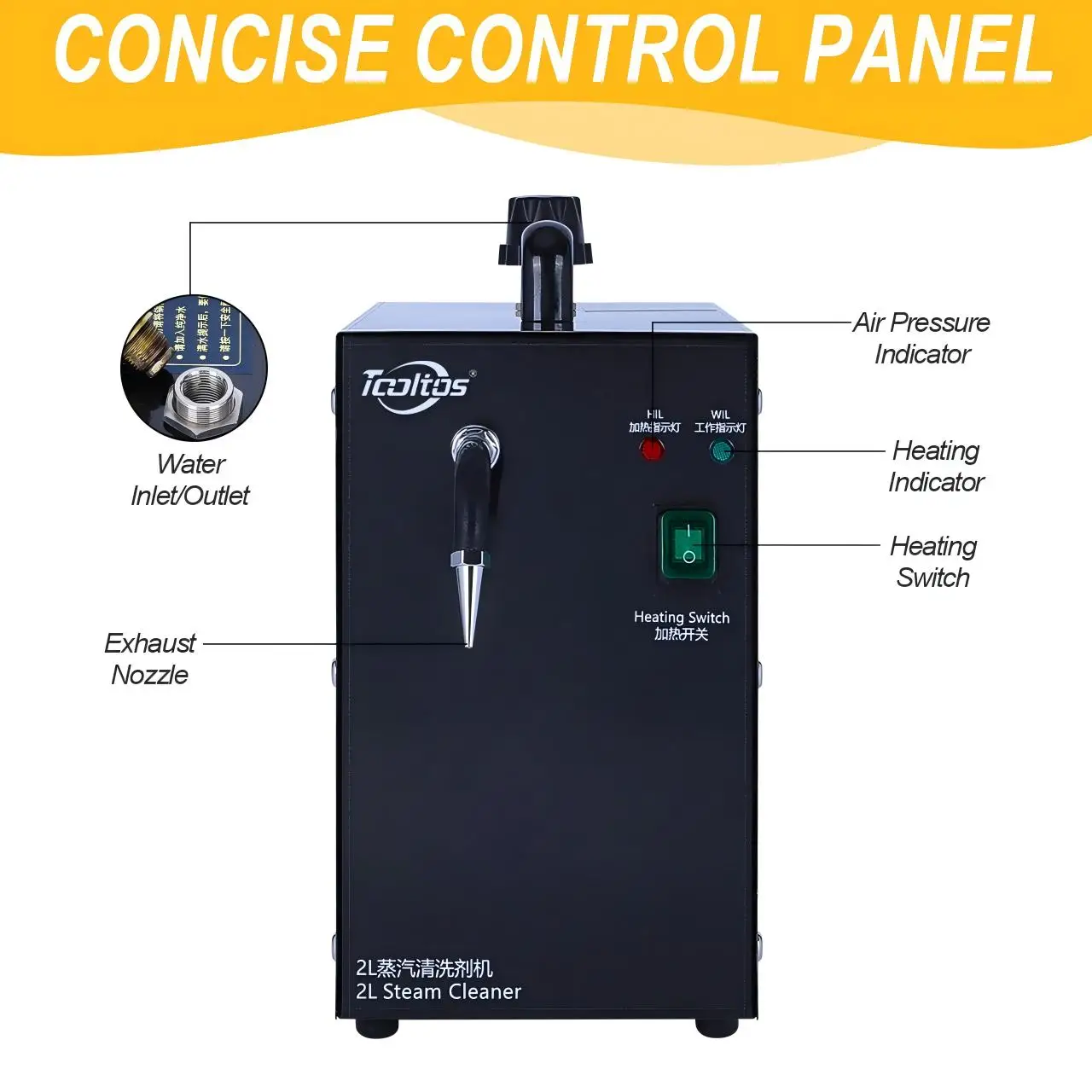 Professional Cleaning Machine  - Jewelry Steam Cleaner Professional 2L review and price