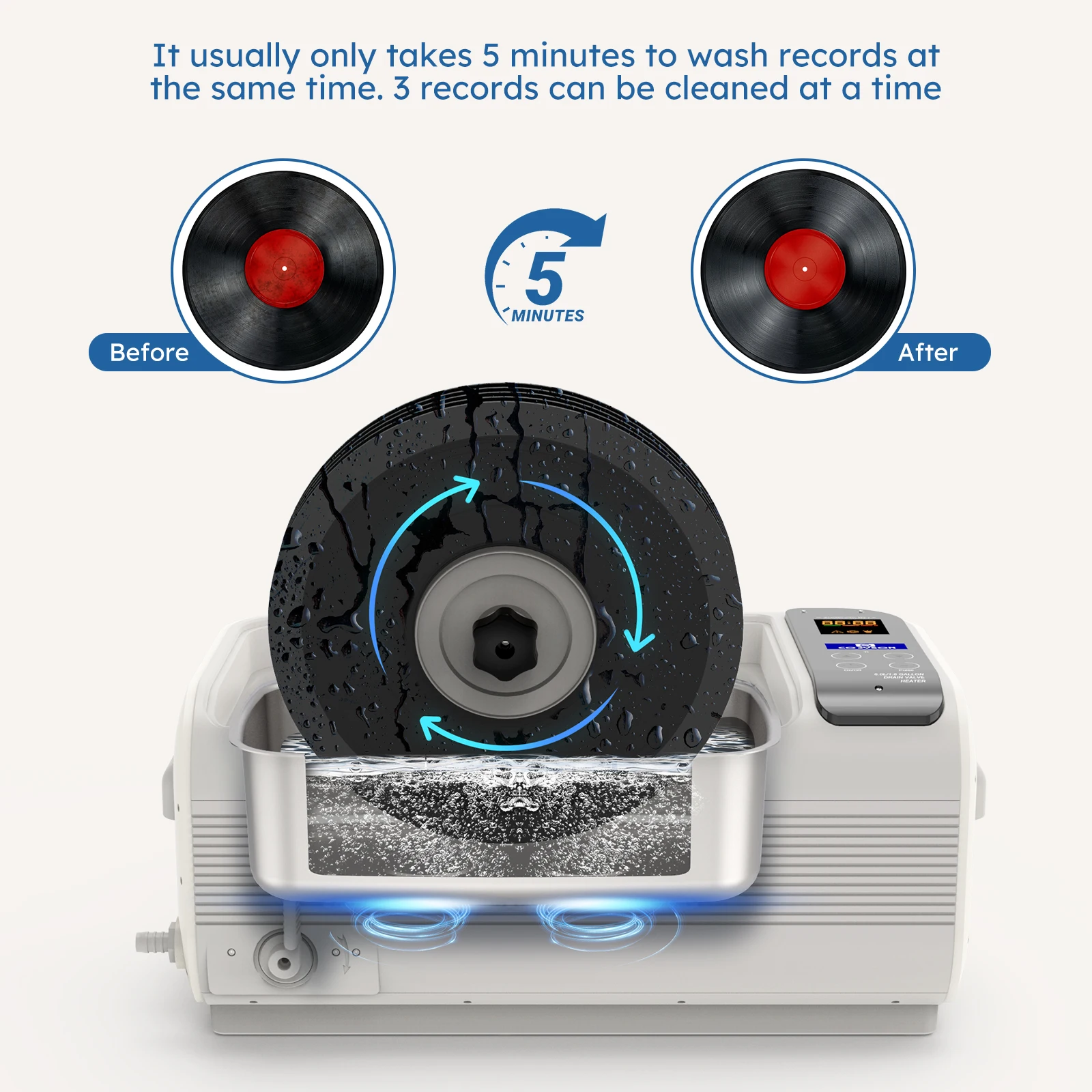 &Ultrasonic Cleaner Heating Ba - Ultrasonic Jewelry Cleaner Digital Timer review and price