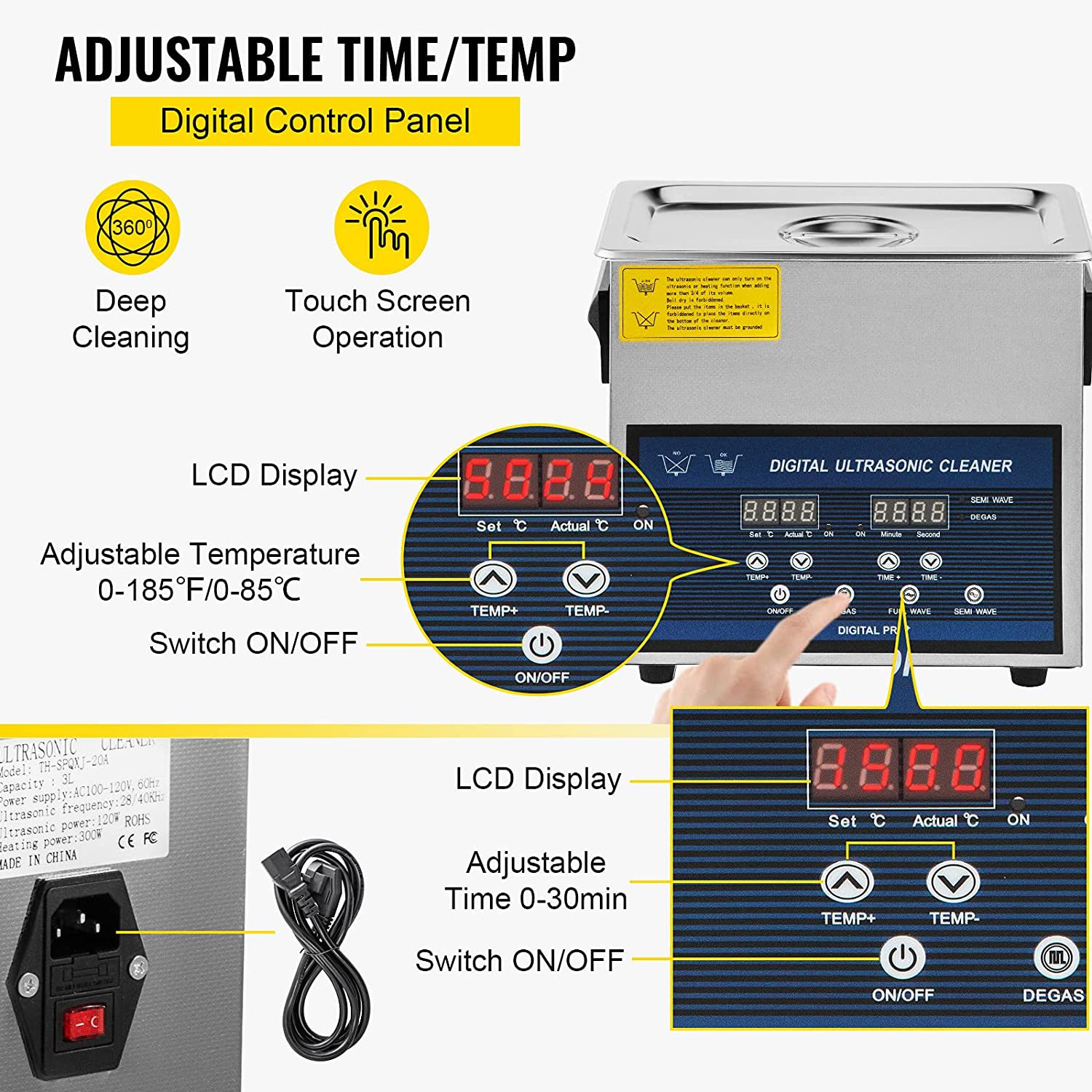 6L Professional Ultrasonic Cle - Ultrasonic Jewelry Cleaner Digital Timer review and price