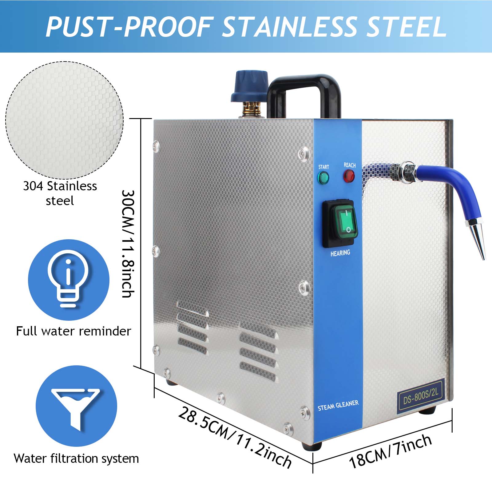 Auble 1300W 2L Professional St - Jewelry Steam Cleaner Professional 2L review and price