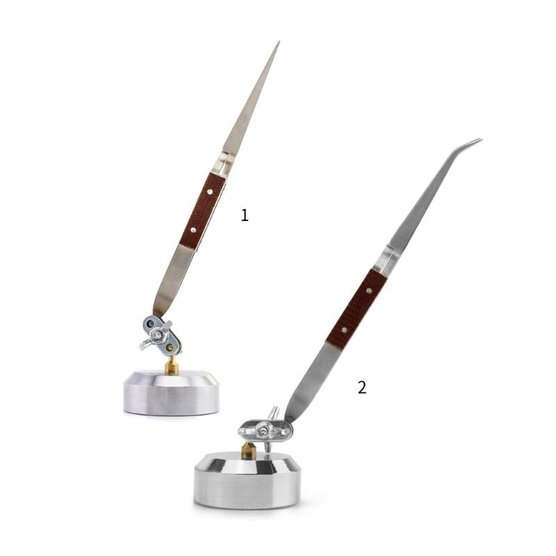 Carbon Steel Soldering Tweezer - Third Hand Soldering Tweezers Base review and price