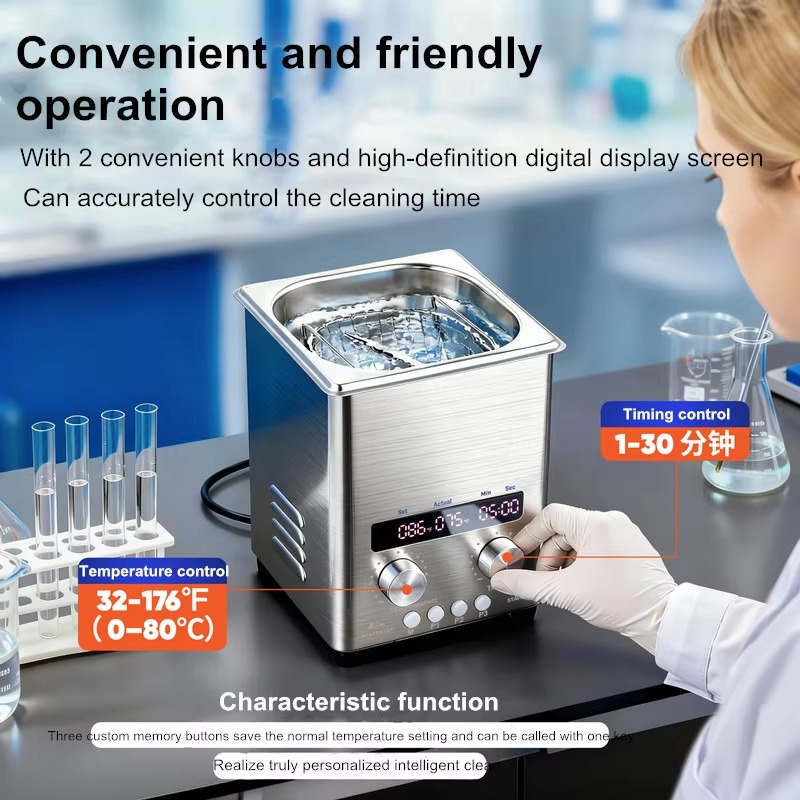 【Hot】2L Ultrasonic Cleaner Mac - Ultrasonic Cleaner Machine Glasses Denture review and price