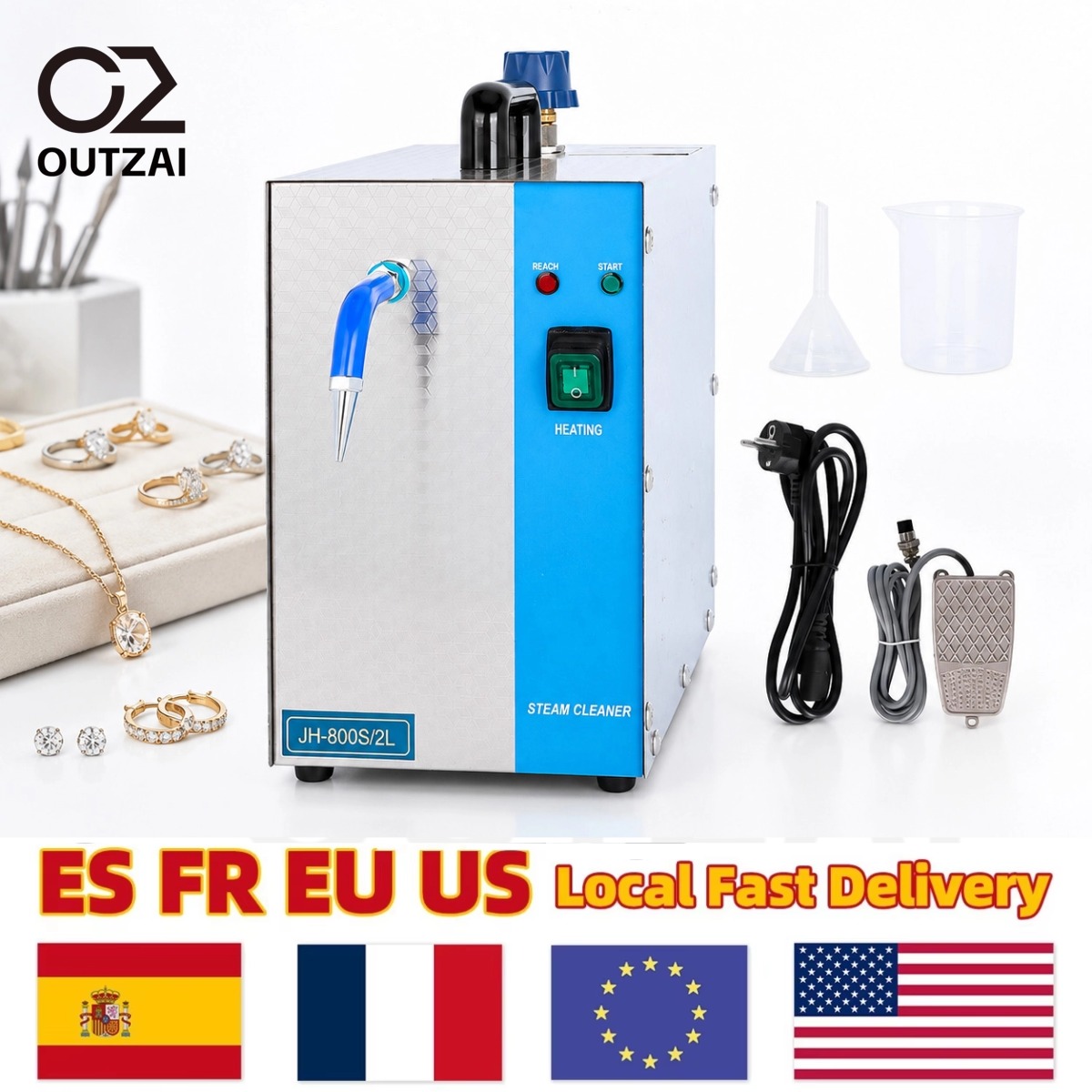 110V 2L Jewelry Steam Cleaning - Jewelry Steam Cleaner Professional 2L review and price