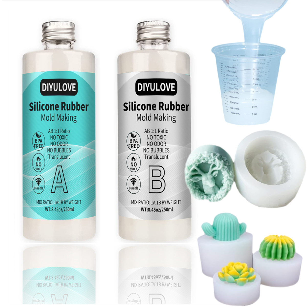Platinum Liquid Silicon 15A Li - Casting Mold Jewelry Silicone Rubber review and price