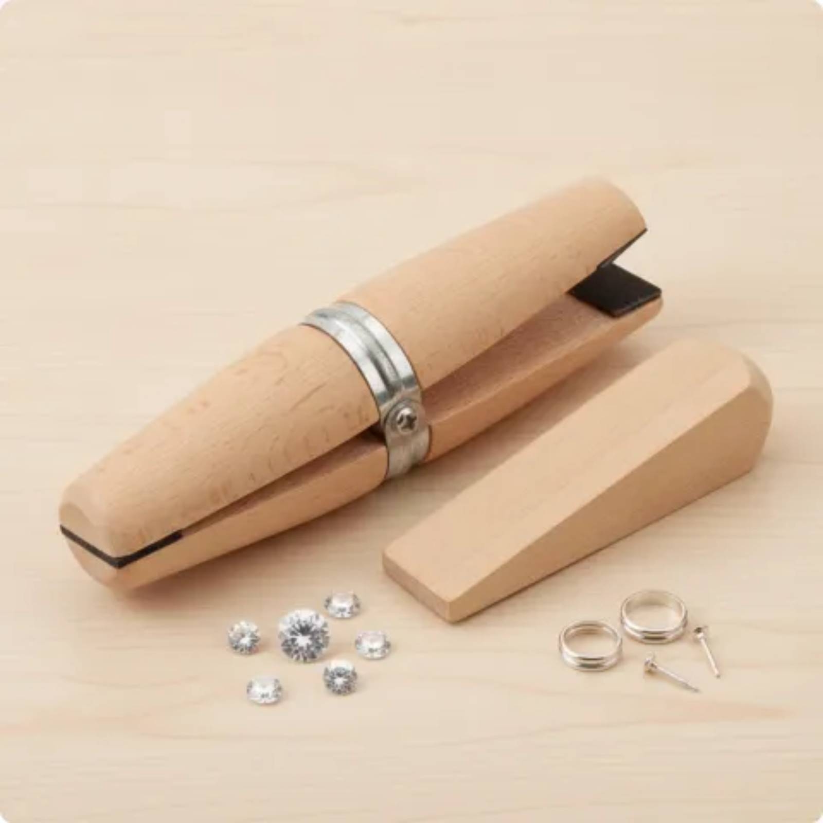 Jewelry Band Clamp Tool Non-Ma - Ring Clamp Wood Jewelry Setting Tool review and price