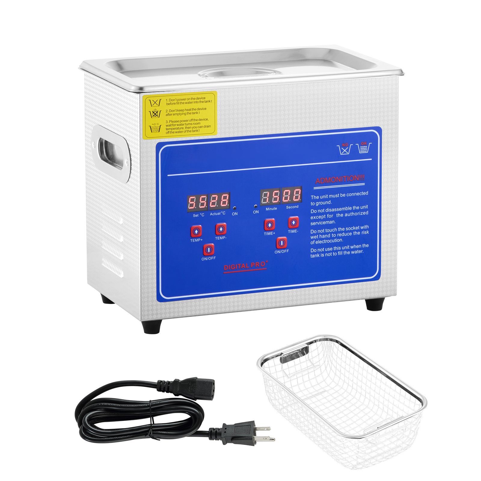 Ultrasonic Cleaner with Digita - Ultrasonic Jewelry Cleaner Digital Timer review and price