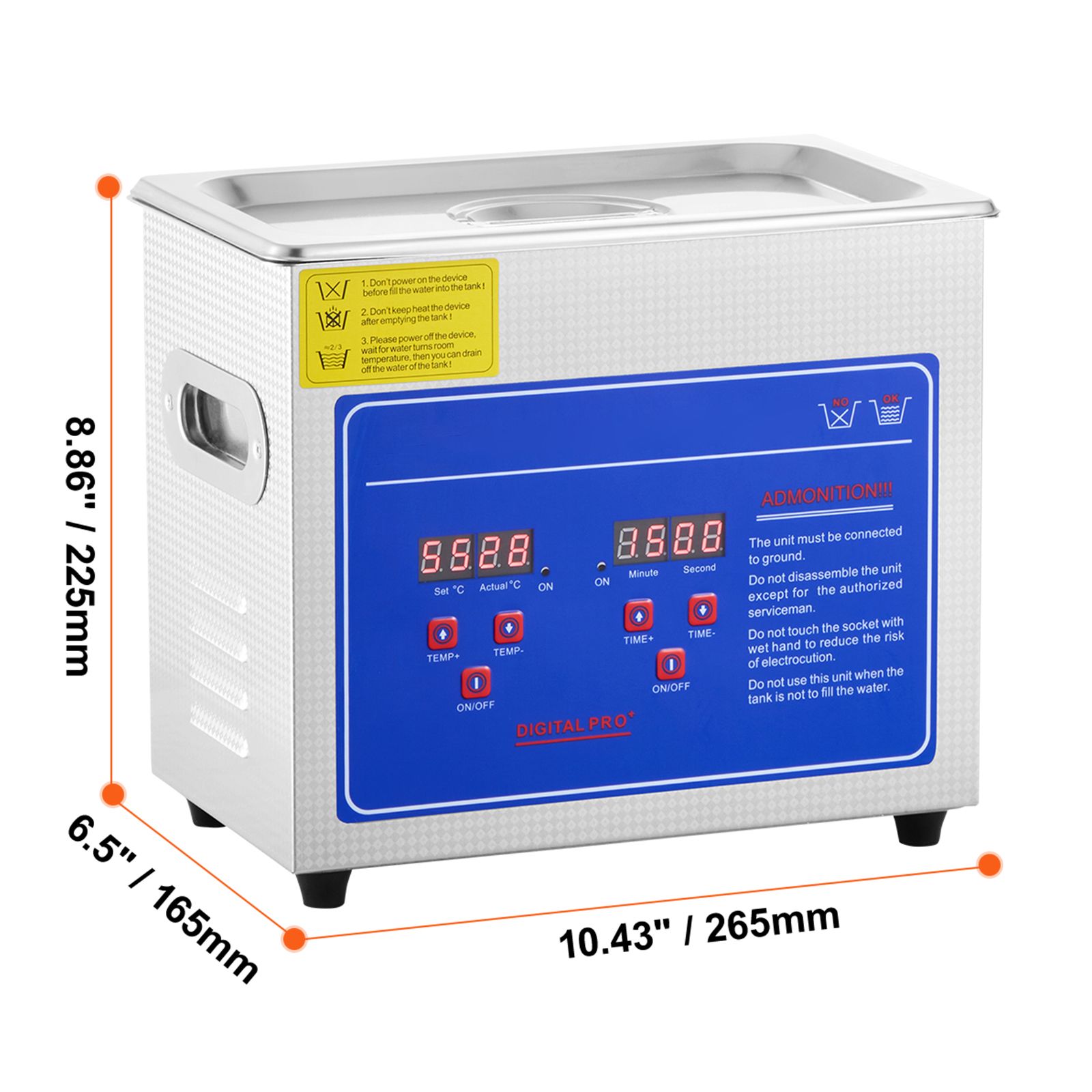 Ultrasonic Cleaner with Digita - Ultrasonic Jewelry Cleaner Digital Timer review and price
