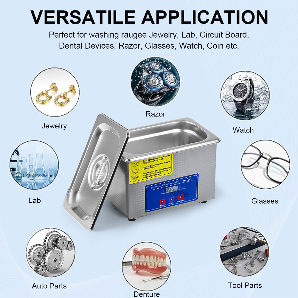 40KHZ Ultrasonic Cleaner Home  - Ultrasonic Cleaner Machine Glasses Denture review and price