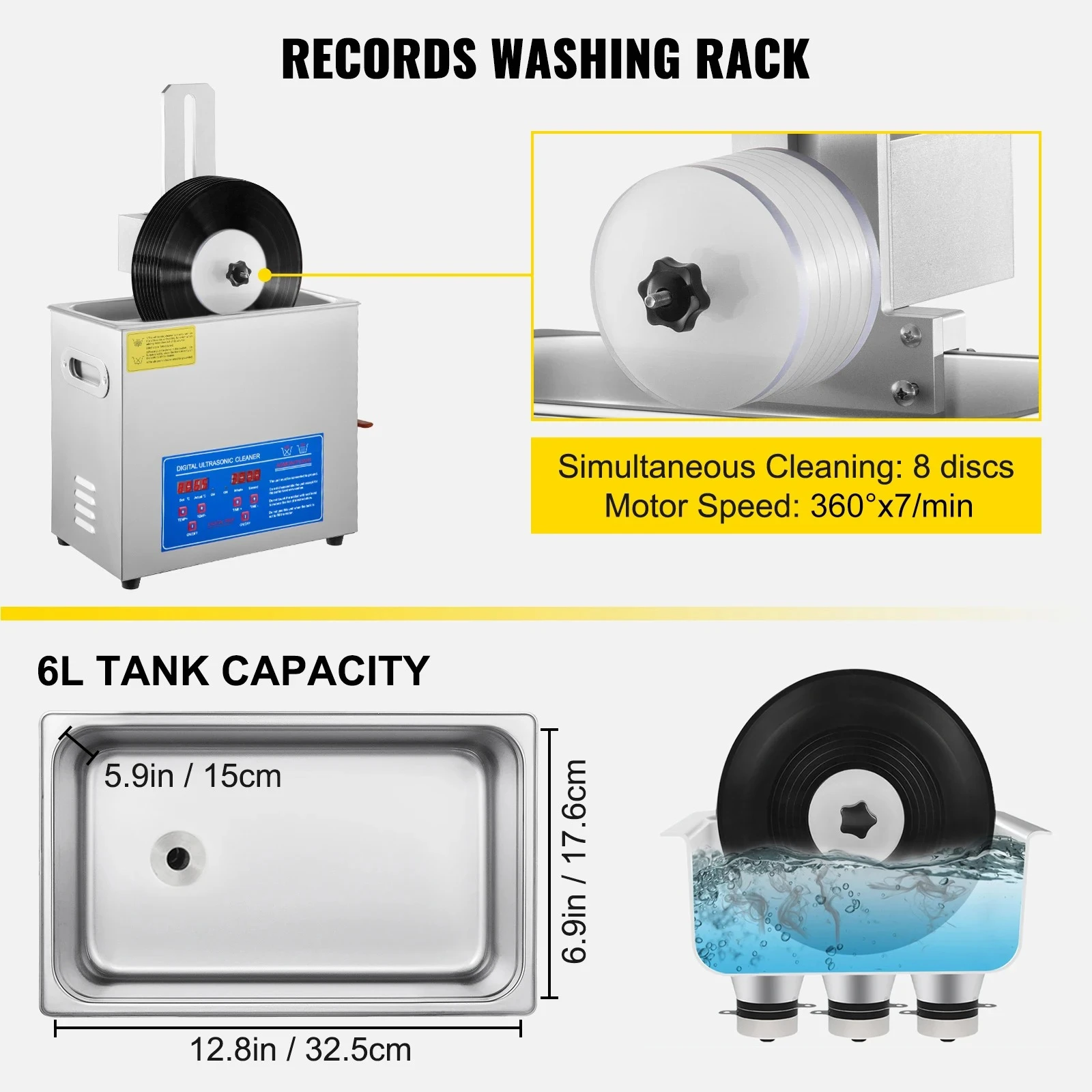 Portable Cleaning Washing Mach - Ultrasonic Jewelry Cleaner Digital Timer review and price