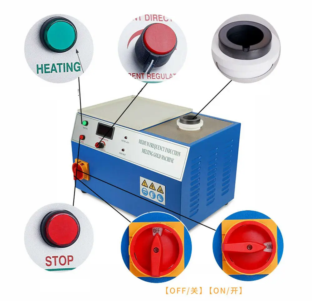 220V 2KG High Temperature Plat - Gold Melting Furnace Crucible 2Kg review and price
