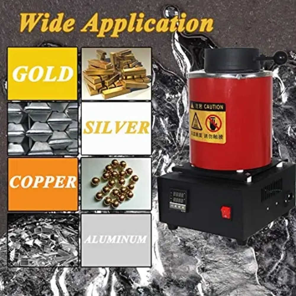 NIUPIKA Electric Gold Melting  - Gold Melting Furnace Crucible 2Kg review and price