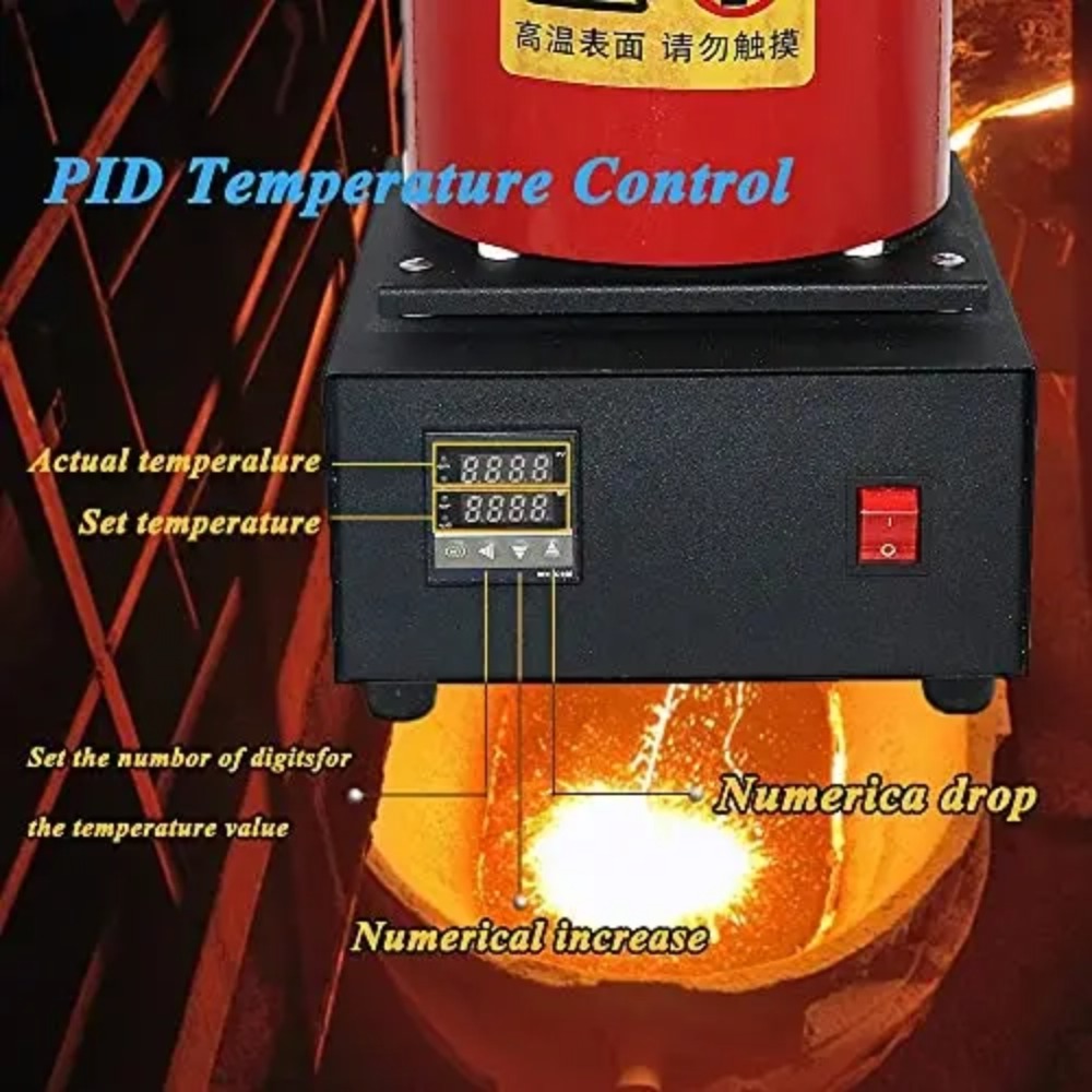 NIUPIKA Electric Gold Melting  - Gold Melting Furnace Crucible 2Kg review and price